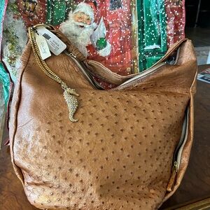 Reta Wolff Ostrich Leather Bag